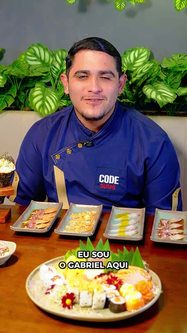 Vídeo: No Code Sushi, cada prato é preparado para transformar uma refeição em uma experiência especial.